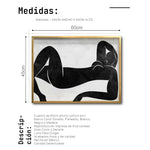 Cargar imagen en el visor de la galería, Cuadro Decorativo Abstracto Negro Arena 016 - Para Credenza
