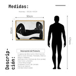 Cargar imagen en el visor de la galería, Cuadro Decorativo Abstracto Negro Arena 016 - Para Credenza

