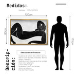 Cargar imagen en el visor de la galería, Cuadro Decorativo Abstracto Negro Arena 016 - Para Credenza
