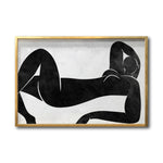 Cargar imagen en el visor de la galería, Cuadro Decorativo Abstracto Negro Arena 016 - Para Credenza
