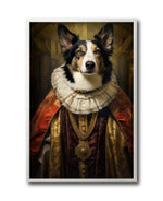 Cargar imagen en el visor de la galería, Cuadro Decorativo Perros Epoca 017 - Collie Aristócrata
