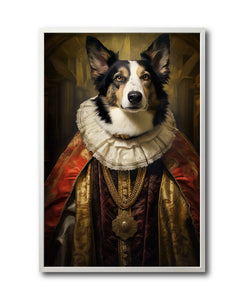 Cuadro Decorativo Perros Epoca 017 - Collie Aristócrata