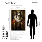 Cargar imagen en el visor de la galería, Cuadro Decorativo Perros Epoca 017 - Collie Aristócrata
