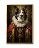 Cargar imagen en el visor de la galería, Cuadro Decorativo Perros Epoca 017 - Collie Aristócrata
