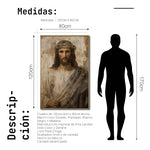 Cargar imagen en el visor de la galería, Cuadro Decorativo - Religión 016 - Jesus con corona de Espinas Arte Cristiano Jesucristo Abstracto
