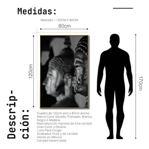Cuadro Decorativo - Zen 016 - Budas Pensantes