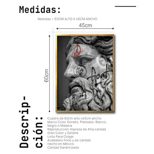 Cuadro Decorativo Esculturas 017 - Para Credenza
