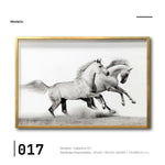 Cargar imagen en el visor de la galería, Cuadros Canvas de Caballos para sala. Galería 314. Caballos blancos.
