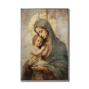 Cuadro Decorativo - Religión 017 - Virgen María Arte Bíblico Elegante