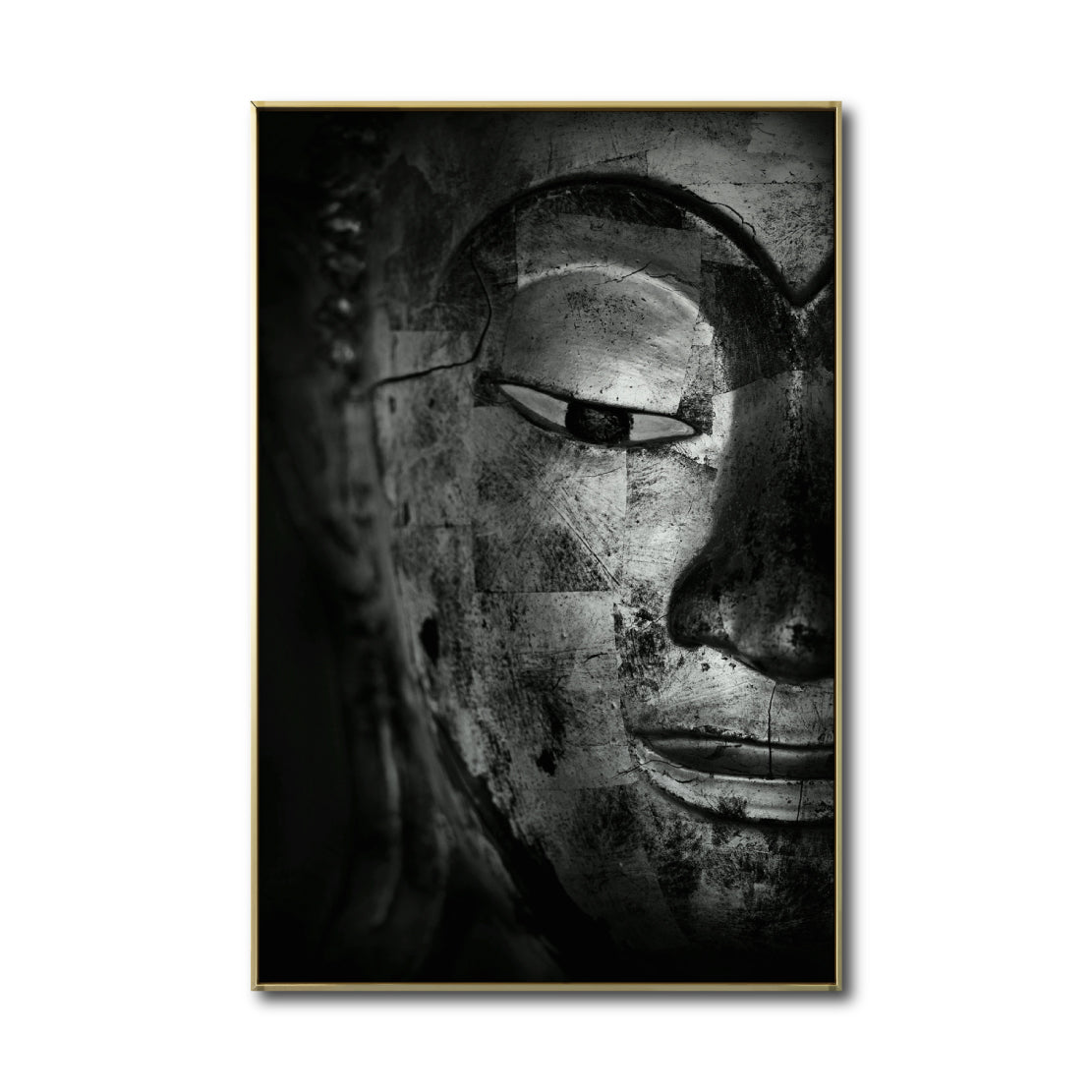 Cuadro Decorativo - Zen 017 - Cabeza de Buda