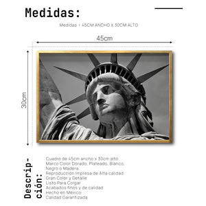 Cuadro Decorativo NY 018 - Estatua de la Libertad Nueva York
