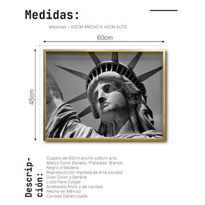 Cuadro Decorativo NY 018 - Estatua de la Libertad Nueva York