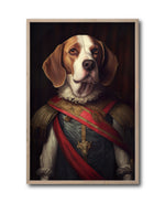 Cargar imagen en el visor de la galería, Cuadro Decorativo Perros Epoca 018 - Beagle Aristocrata
