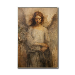 Cuadro Decorativo - Religión 018 - Angel de la Guarda Arte Bíblico Cristiano.