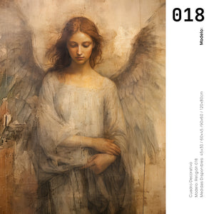 Cuadro Decorativo - Religión 018 - Angel de la Guarda Arte Bíblico Cristiano.