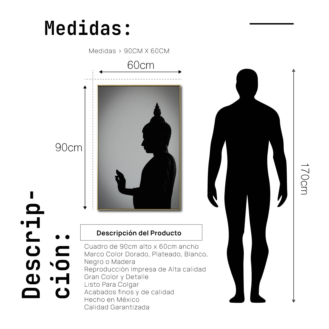 Cuadro Decorativo - Zen 018 - Buda en Meditación