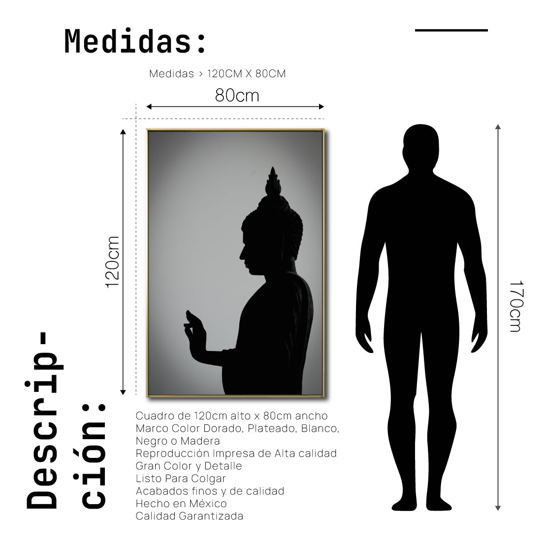 Cuadro Decorativo - Zen 018 - Buda en Meditación