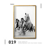 Cargar imagen en el visor de la galería, Cuadros decorativos fauna caballos modernos para sala. Galería 314. Caballos  galopando
