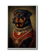 Cargar imagen en el visor de la galería, Cuadro Decorativo Perros Epoca 019 - Rottweiler Aristócrata
