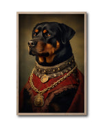 Cargar imagen en el visor de la galería, Cuadro Decorativo Perros Epoca 019 - Rottweiler Aristócrata
