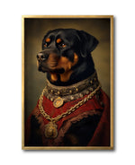 Cargar imagen en el visor de la galería, Compra cuadros decorativos Canvas Perros Época para tu comedor. Animales Clásicos, moderno, cuerpo de humano, antropomórficos. Rottweiler
