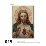 Cargar imagen en el visor de la galería, Cuadro Decorativo - Religión 019 - Sagrado Corazón de Jesús Arte Bíblico Cristiano.
