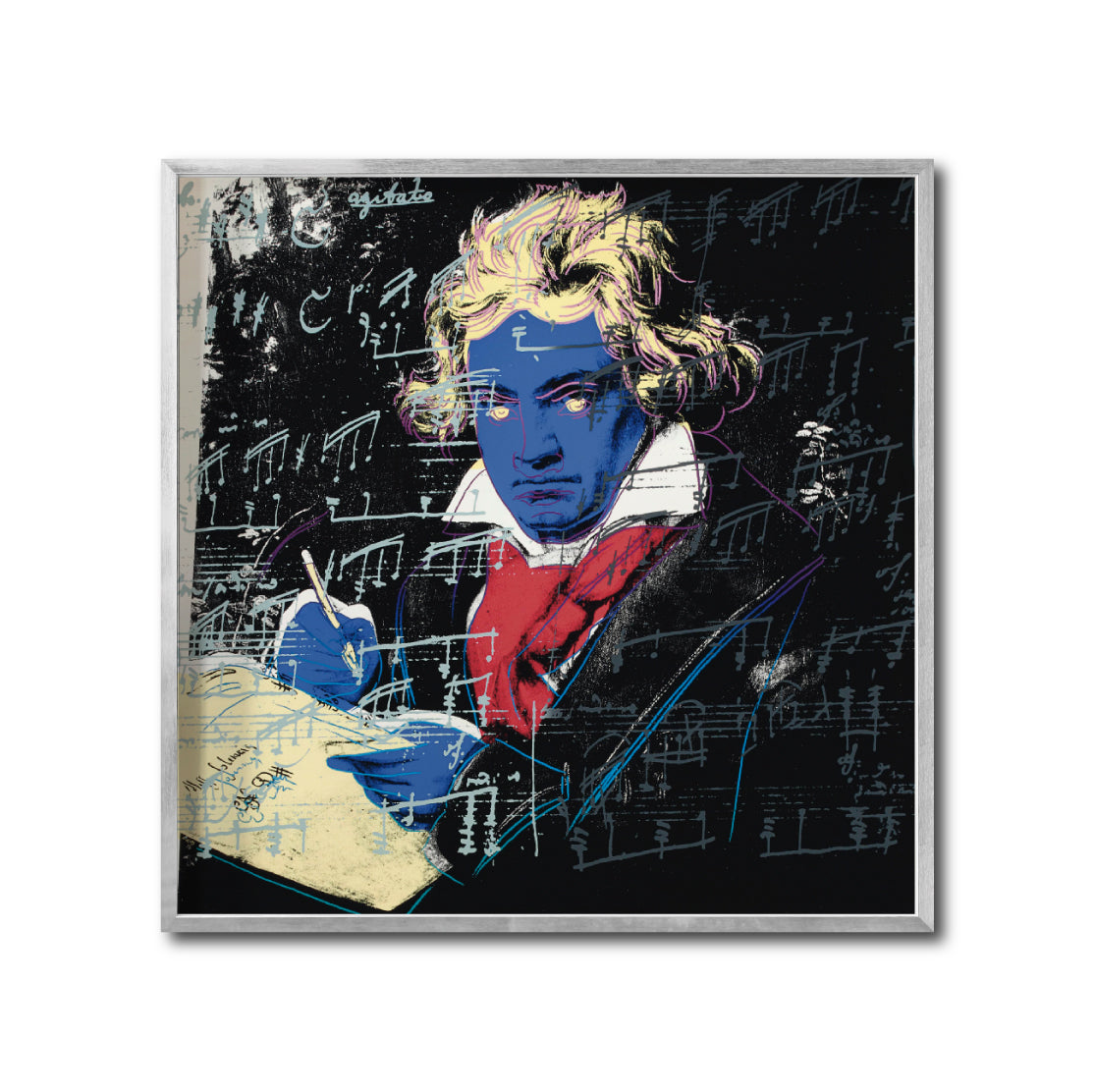 Cuadro Decorativo Warhol 019 Pop Art Beethoven