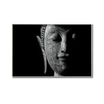Cargar imagen en el visor de la galería, Cuadro Decorativo - Zen 019 - Cabeza de Buda en Blanco y Negro
