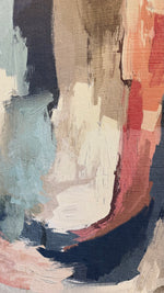 Cargar imagen en el visor de la galería, Set de 2 Cuadros Decorativos Abstract Colors 3 - 302 - Arte Moderno en tono Azul, Rosa y Beige- Díptico
