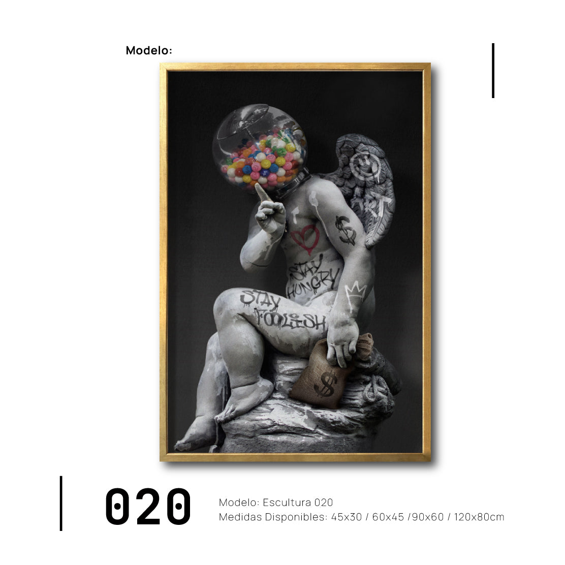 Cuadro Decorativo Esculturas 020