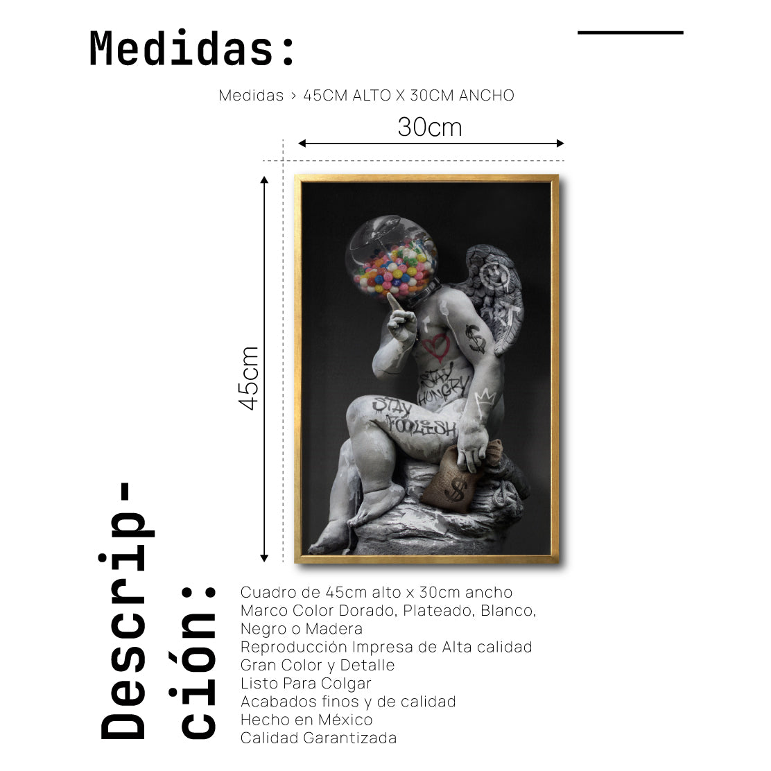 Cuadro Decorativo Esculturas 020