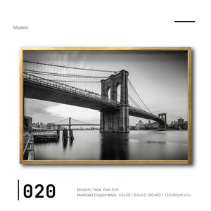 Cuadro Decorativo NY 020 - Puente de Brooklyn Nueva York