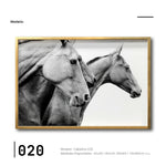 Cargar imagen en el visor de la galería, Compra cuadros de Caballos en Ciudad de México para tu comedor. Galería 314.  Colores blanco y negro.

