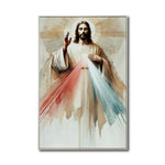 Cargar imagen en el visor de la galería, Cuadro Decorativo - Religión 020 - Jesus Señor de la Misericordia, Arte Bíblico Cristiano Abstracto

