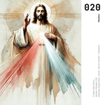 Cargar imagen en el visor de la galería, Cuadro Decorativo - Religión 020 - Jesus Señor de la Misericordia, Arte Bíblico Cristiano Abstracto
