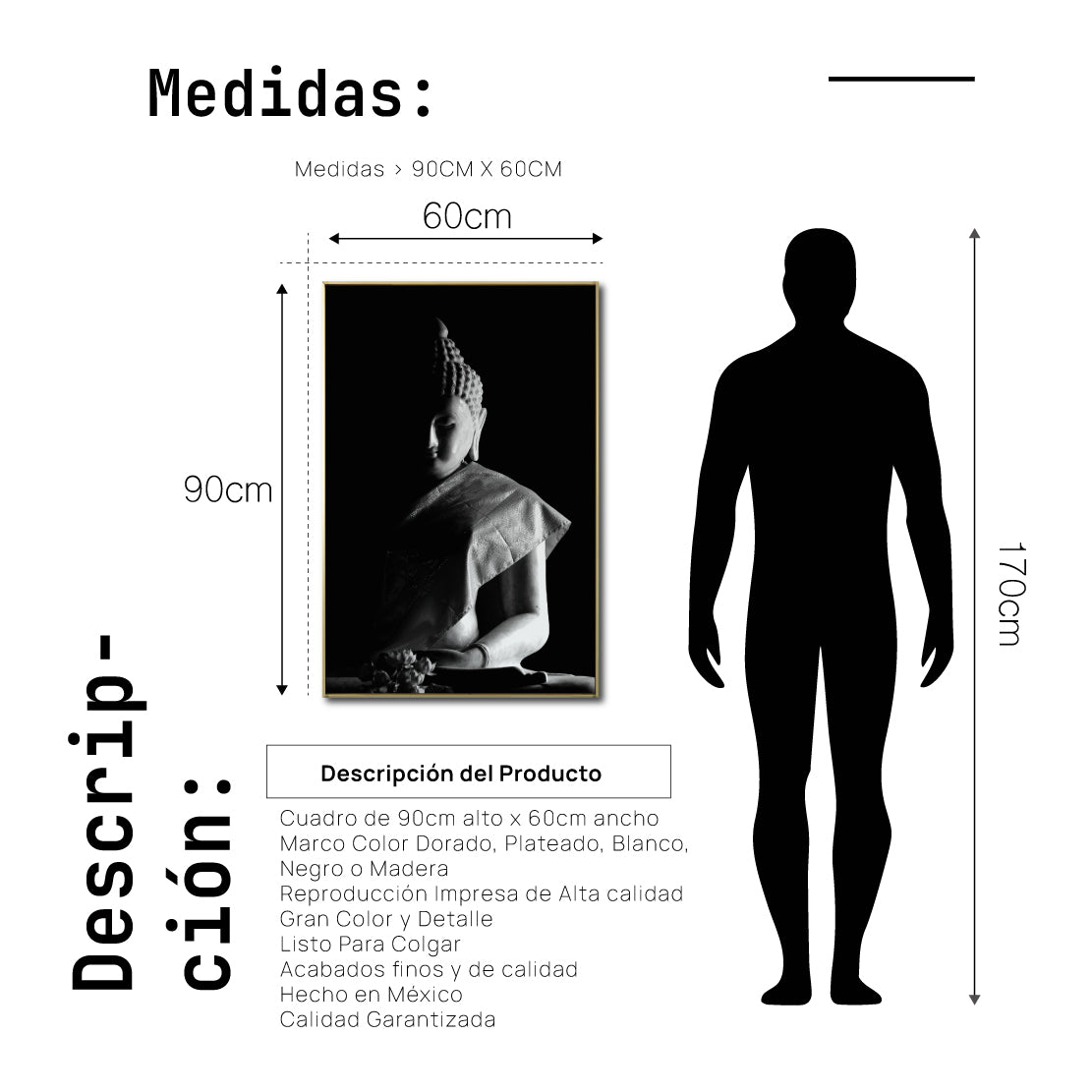 Cuadro Decorativo - Zen 020 - Buda en Meditación