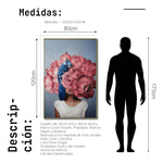 Cargar imagen en el visor de la galería, Cuadro Decorativo Mujer Floral y Alas 021
