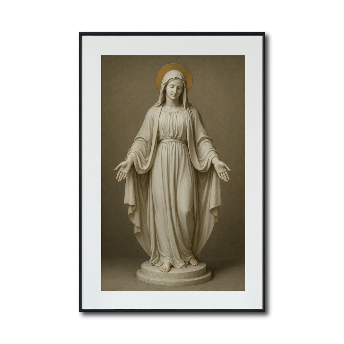 Cuadro Decorativo - Religion 021 - Virgen María Arte Bíblico Abstracto