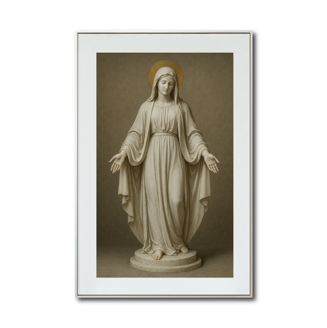 Cuadro Decorativo - Religion 021 - Virgen María Arte Bíblico Abstracto