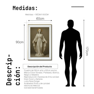 Cuadro Decorativo - Religion 021 - Virgen María Arte Bíblico Abstracto