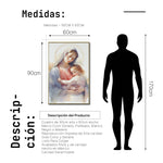 Cargar imagen en el visor de la galería, Cuadro Decorativo - Religion 022 - Virgen María, Arte Bíblico Abstracto
