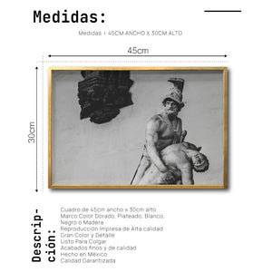 Cuadro Decorativo Esculturas 022 Menelao