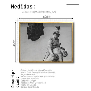 Cuadro Decorativo Esculturas 022 Menelao