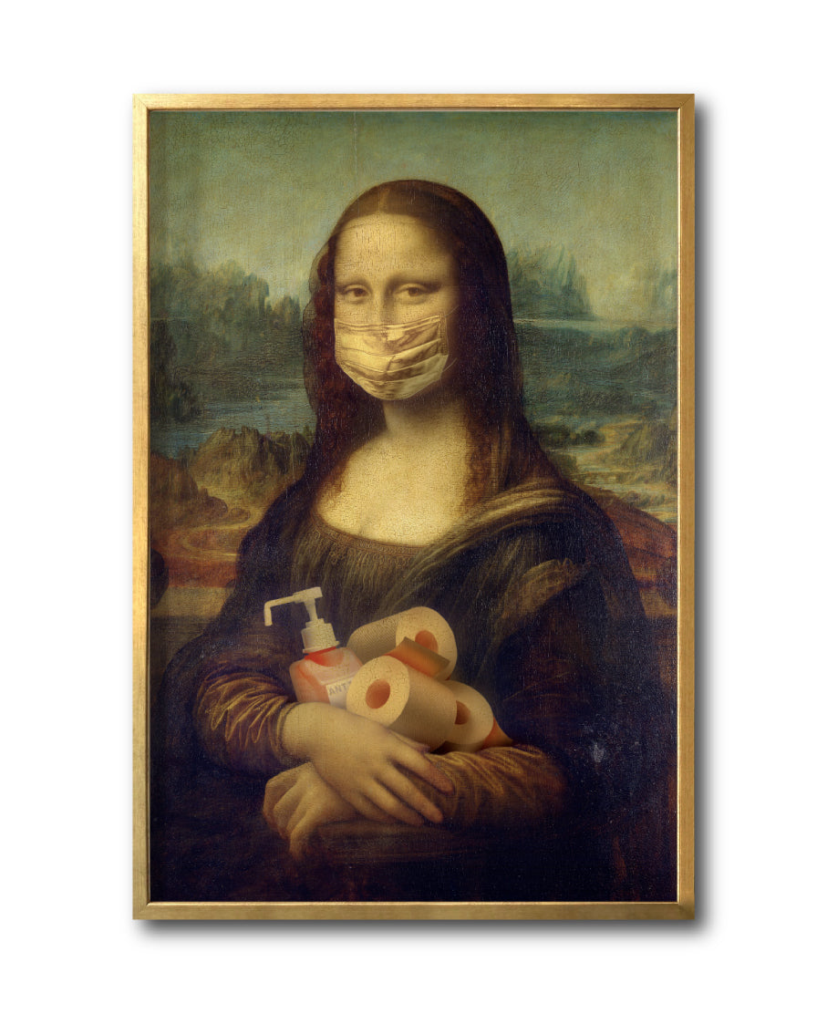 Compra cuadros de Arte Clásicos para tu recámara en México. Galería 314. Mona Lisa.