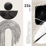 Cargar imagen en el visor de la galería, Set Cuadros Decorativos Abstracto Negro Arena 2 - 226A - 5piezas Arte Moderno Estilo Nordico Boho Tonos Neutros
