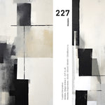 Cargar imagen en el visor de la galería, Set Cuadros Decorativos Abstracto Negro Arena 2 - 227 - Diptico Moderno y Minimalista Arte Estilo Nordico en Negro, Beige y Gris Tonos Neutros
