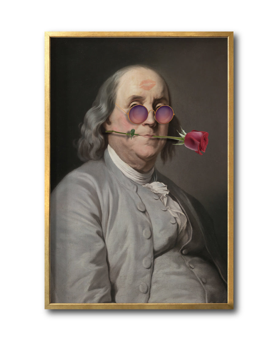 Classic’s decorative painting Art for your bedroom. Mexico City. Galería 314.  Ben Franklin