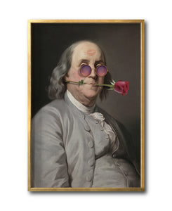 Classic’s decorative painting Art for your bedroom. Mexico City. Galería 314.  Ben Franklin