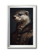 Cargar imagen en el visor de la galería, Cuadro Decorativo Animales Época 022 - Caballero Nutria Vintage
