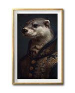 Cargar imagen en el visor de la galería, Cuadro Decorativo Animales Época 022 - Caballero Nutria Vintage
